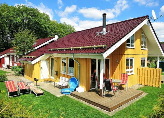 Cozy holiday house Alissa for 5 persons with sauna and stove of private nature in the holiday park Extertal