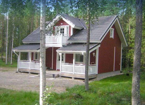 Holiday home with sauna at the lake an a private beach